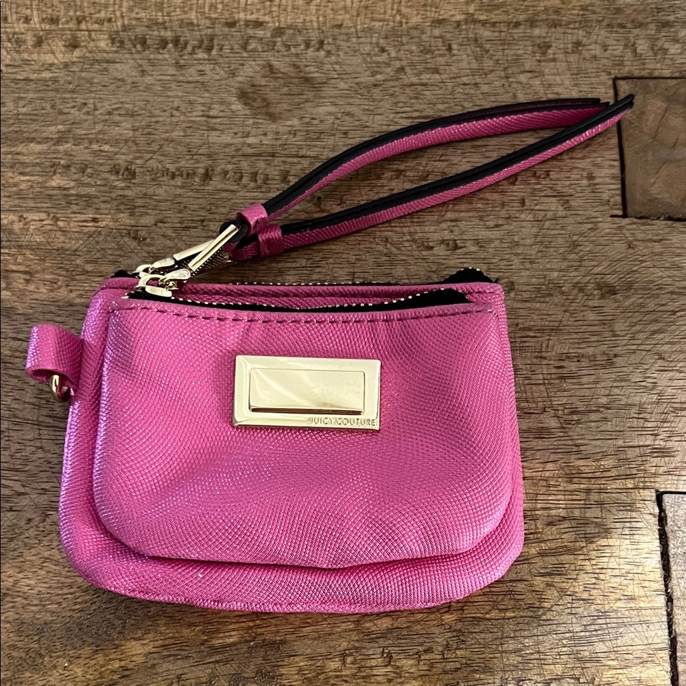 Juicy Couture Vibrant Pink Wristlet